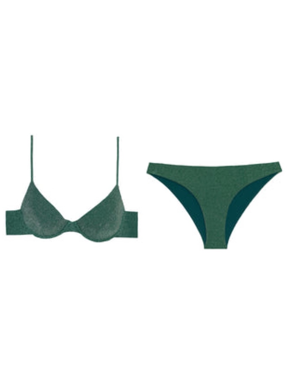 Mikoh Bosa top and Suva bottom Lurex Midori small